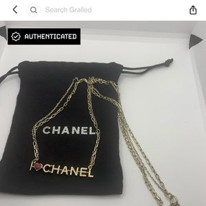 Authenticated I ❤️ Chanel Necklace